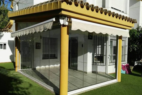 Cortinas de cristal porches